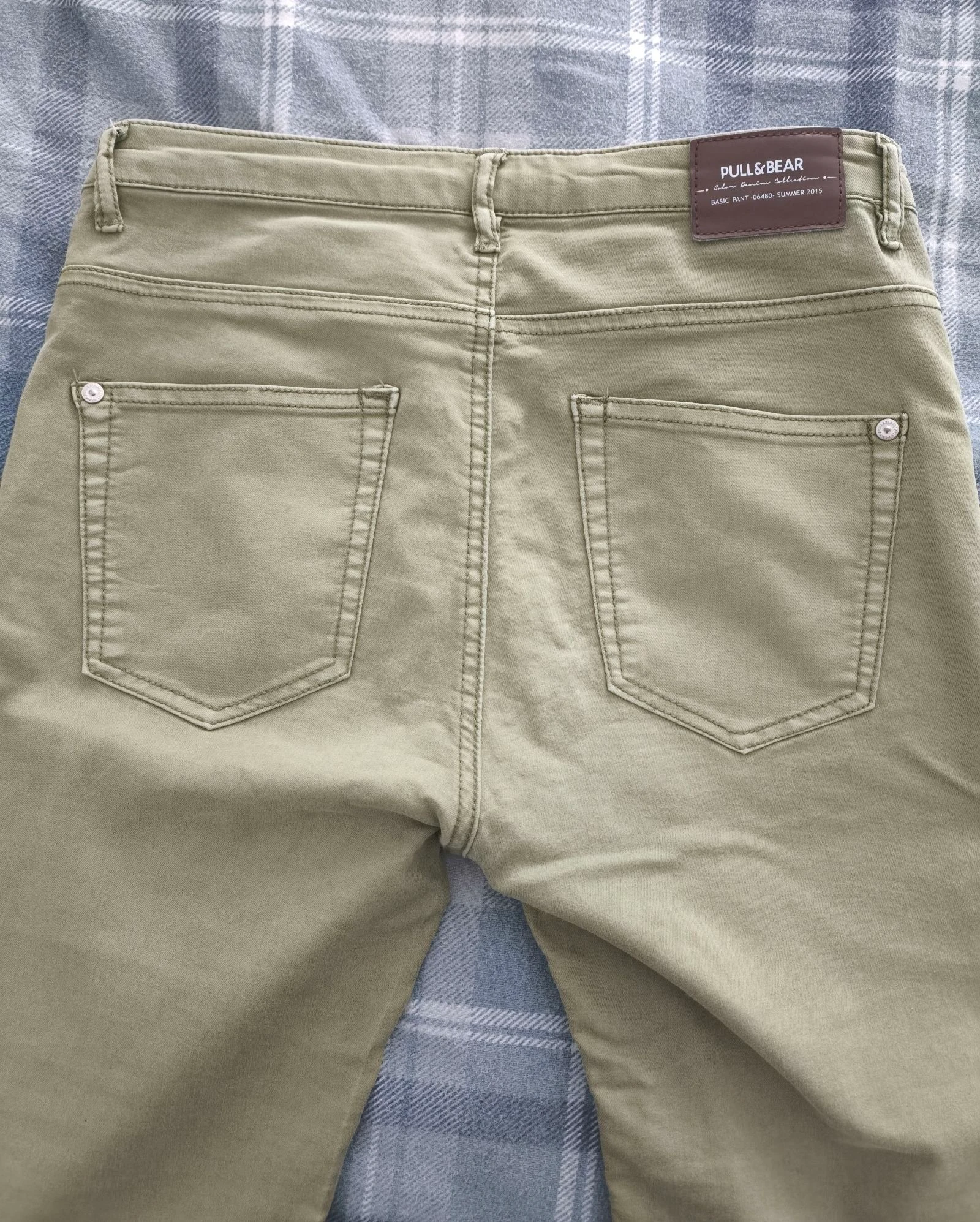 Pantalón pitillo verde  – photo 3
